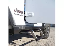 Rock Slide Engineering 24 jeep wrangler jl 2dr side step sliders; set