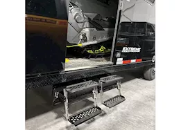 Rock Slide Engineering R-step 9 inch wide step with universal brackets to mount on flat surface