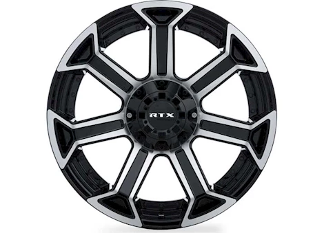 RTX Wheels PEAK 20X9 6X135/139.7 ET0 CB87.1 GLOSS BLACK MACHINED