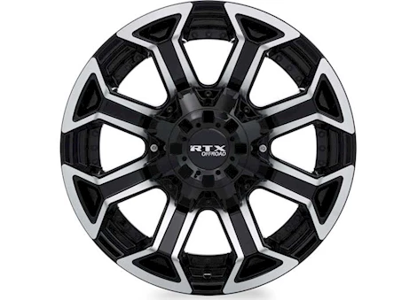 RTX Wheels PEAK 18X9 8X170 ET18 CB125 GLOSS BLACK MACHINED