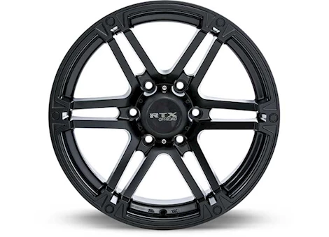 RTX Wheels SLATE 17X8 6X139.7 ET25 CB106.1 SATIN BLACK