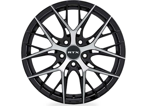 RTX Wheels VALKYRIE 18X8 5X114.3 ET40 CB73.1 GLOSS BLACK MACHINED