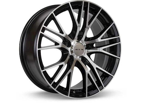 RTX Wheels Vertex 16x7 5x100 et35 c54.1 black machined Main Image