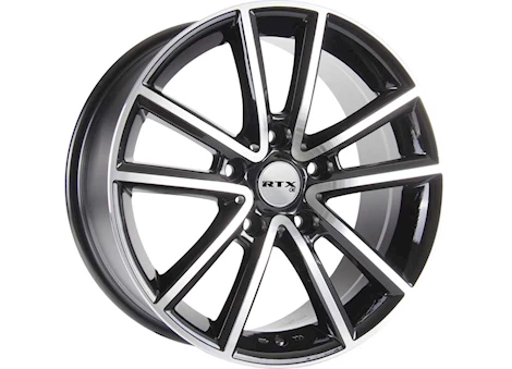 RTX Wheels AUBURN 17X7.5 5X127 ET35 CB71.5 BLACK MACHINED