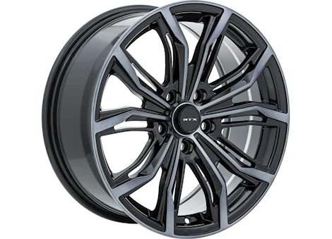 RTX Wheels Black widow 16x7 5x114.3 et40 cb73.1 black machined grey Main Image