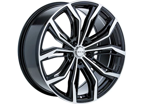 RTX Wheels Black widow 17x7.5 5x120 et35 cb72.6 black machined Main Image