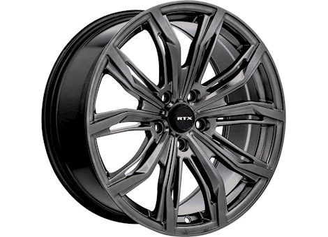 RTX Wheels Black widow 18x8 5x114.3 et42 cb73.1 hyper black Main Image