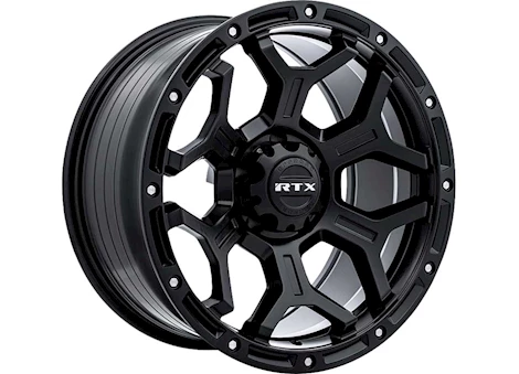 RTX Wheels Goliath 17x9 6x139.7 et0 cb106.1 satin black milled rivets Main Image