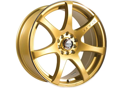 RTX Wheels Ink 17x7.5 5-100/114.3 42p c73.1 gold mch Main Image