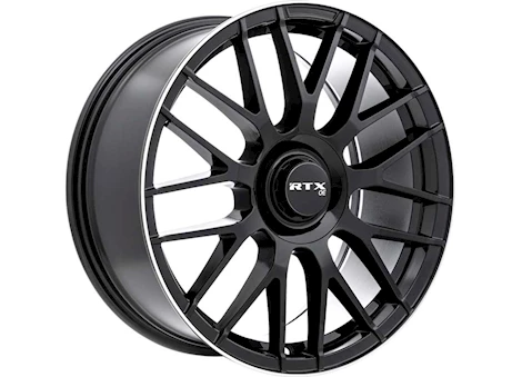 RTX Wheels MB-01 19X8.5 5X112 ET38 CB66.6 GLOSS BLACK MACHINED LIP