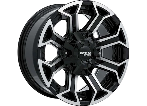 RTX Wheels PEAK 18X9 8X170 ET18 CB125 GLOSS BLACK MACHINED