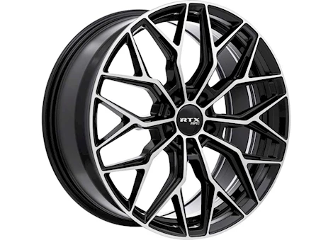 RTX Wheels RS02 20X8.5 5X114.3 ET38 CB67.1 GLOSS BLACK MACHINED