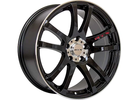 RTX Wheels TWIN 15X6.5 4X100 ET38 CB73.1 BLACK MACHINED