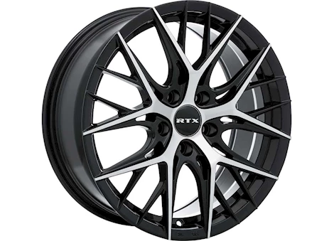 RTX Wheels VALKYRIE 18X8 5X114.3 ET40 CB73.1 GLOSS BLACK MACHINED