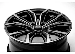 RTX Wheels Black widow 18x8 5x114.3 et42 cb73.1 black machined grey