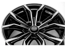 RTX Wheels Black widow 18x8 5x114.3 et42 cb73.1 black machined grey