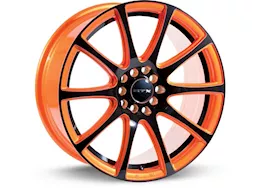 RTX Wheels Blaze 17x7.5 5x100/114.3 et42 cb73.1 orange with black spoke