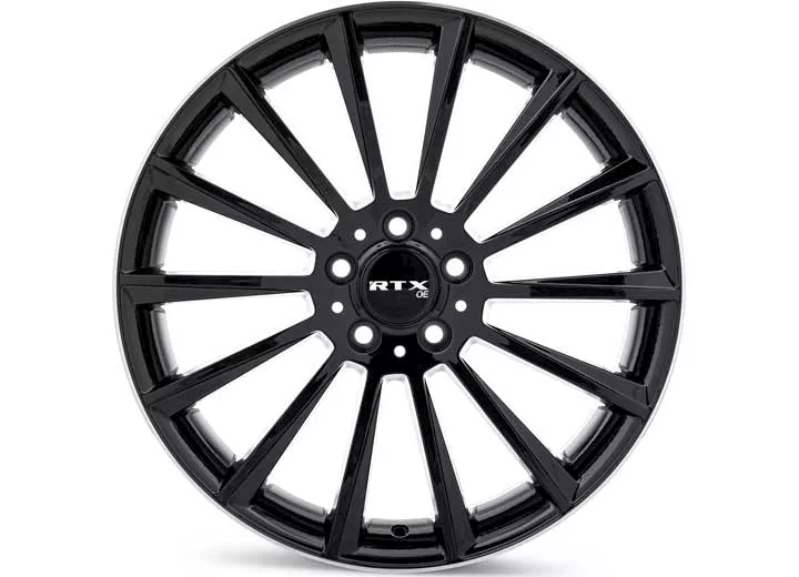 RTX Wheels Mb-02 20x8.5 5x112 et38 cb66.6 gloss black milled edge