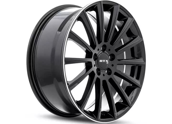 RTX Wheels Mb-02 20x8.5 5x112 et38 cb66.6 gloss black milled edge