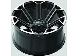 RTX Wheels Peak 22x10 6x135 et-18 cb87.1 gloss black machined