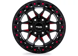 RTX Wheels Zion 17x9 5x127 et-15 cb71.5 gloss black milled red