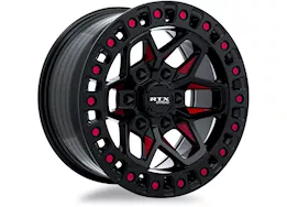 RTX Wheels Zion 17x9 6x139.7 et0 cb106.1 gloss black milled red