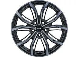 RTX Wheels Black widow 16x7 5x114.3 et40 cb73.1 black machined grey