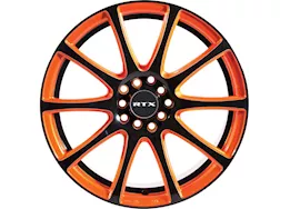 RTX Wheels Blaze 17x7.5 5x100/114.3 et42 cb73.1 orange with black spoke