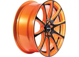 RTX Wheels Blaze 17x7.5 5x100/114.3 et42 cb73.1 orange with black spoke