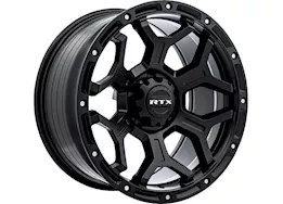 RTX Wheels Goliath 17x9 6x139.7 et0 cb106.1 satin black milled rivets