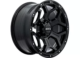 RTX Wheels Goliath 17x9 6x139.7 et0 cb106.1 satin black milled rivets