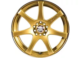 RTX Wheels Ink 17x7.5 5-100/114.3 42p c73.1 gold mch