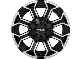 RTX Wheels Peak 18x9 8x170 et18 cb125 gloss black machined