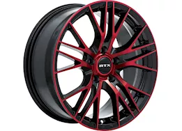 RTX Wheels Vertex 20x8.5 5x114.3 et38 c73.1 black machine red