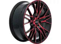 RTX Wheels Vertex 16x7 5x114.3 et40 c73.1 black machined red