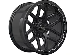 RTX Wheels Volcano 18x9.5 6x139.1 et-10 cb106.1 gloss black milled edge