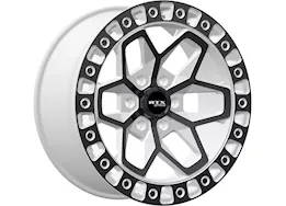 RTX Wheels Zion 17x9 5x127 et-15 cb71.5 gloss white with black spoke