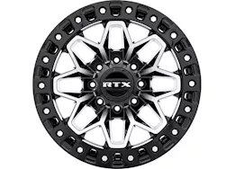 RTX Wheels Zion 20x9 8x180 et20 cb125.1 gloss black machined