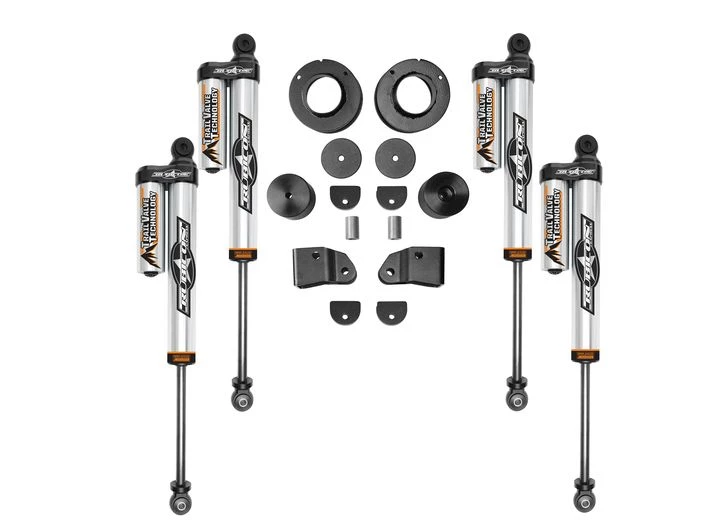 Rubicon Express 2" economy lift kit with 2.5 piggyback reservoir shocks jl7134pb Main Image