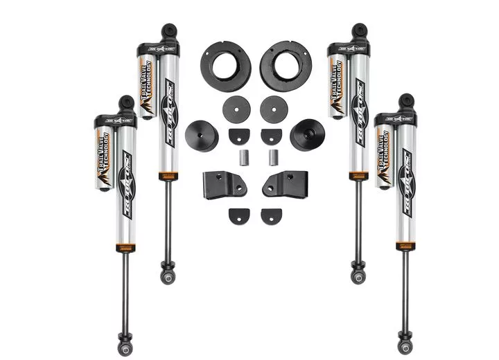 Rubicon Express 2" economy lift kit with 2.5 piggyback reservoir shocks jl7134pb