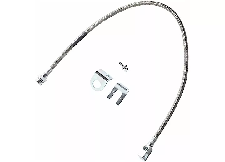 Rubicon Express Tj rear brake line 24 inch stainless steel 97-06 wrangler tj/tj unlimited