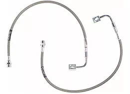 Rubicon Express Jk front brake line set 20 inch stainless steel 07-18 jeep wrangler jk