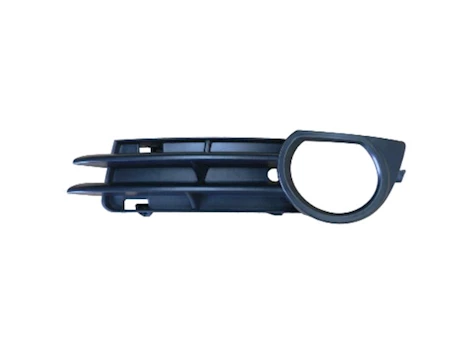 Sherman Parts LH FRONT BUMPER INSERT W/O SPORT PKG; W/FOG LAMPS; MATTE BLACK AUDI A3 06-09