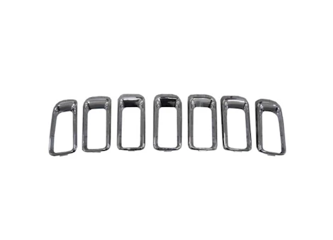 Sherman Parts CAPA GRILLE MOLDING GRILLE INSERT; CHROME JEEP COMPASS 11-17