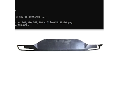 Sherman Parts CAPA RR BUMPER VALANCE PANEL SEDAN; USA BUILT; TXTD BLACK HYUNDAI ELANTRA 19-20