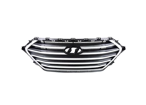 Sherman Parts GRILLE ASSY 1.4L TURBO|2.0L; SEDAN; KOREA BUILT; SILVER HYUNDAI ELANTRA 17-18