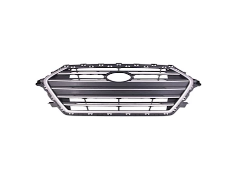 Sherman Parts GRILLE ASSY 1.4L TURBO|2.0L; SEDAN; USA BUILT; SILVER HYUNDAI ELANTRA 17-18