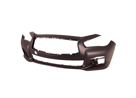 Sherman Parts CAPA FRT BUMPER COVER BASE|PREMIUM; W/O OBJECT SENSORS; PRIME INFINITI Q50 14-17