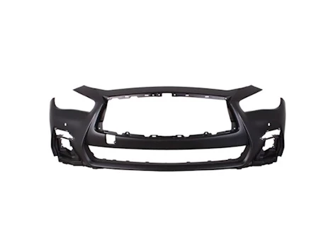 Sherman Parts FRONT BUMPER COVER RED SPORT|SPORT; W/OBJECT SENSORS; PRIME INFINITI Q50 18-C