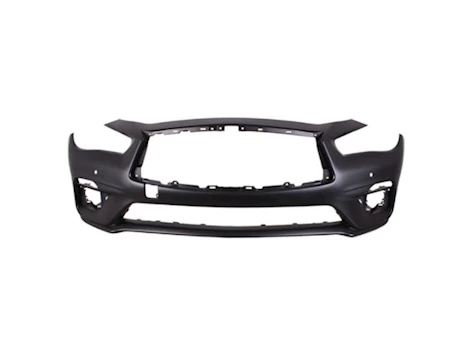 Sherman Parts CAPA FRT BUMPER COVER W/OBJECT SENSORS; PRIME INFINITI Q50 HYBRD 18-C; Q50 PURE|LUXE 18-C